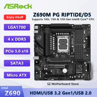 ASROCK Z690M PG RIPTIDE/D5 Motherboard For Core i9-12900K i5-12600K i9-13900K CPU SATA3 M.2 Z690 DDR5 Mainboard Micro ATX
