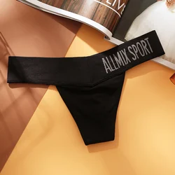 Seamless Thong Letter Underwear Ladies Briefs Sexy Women Panties Lingerie Panty Fitness Tanga Yoga Comfortable T Back Size M-XL