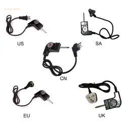 Electric Baking Pan Thermostat Control Cord US/UK/EU/CN Plug Power Cable Durable Dropship