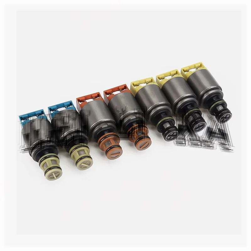 7 قطع/مجموعة 6hp21 طقم الملف اللولبي لناقل الحركة - جزء استبدال جسم الصمام، يناسب BMW 2007-2010، ملحقات السيارة المميزة للسيارات