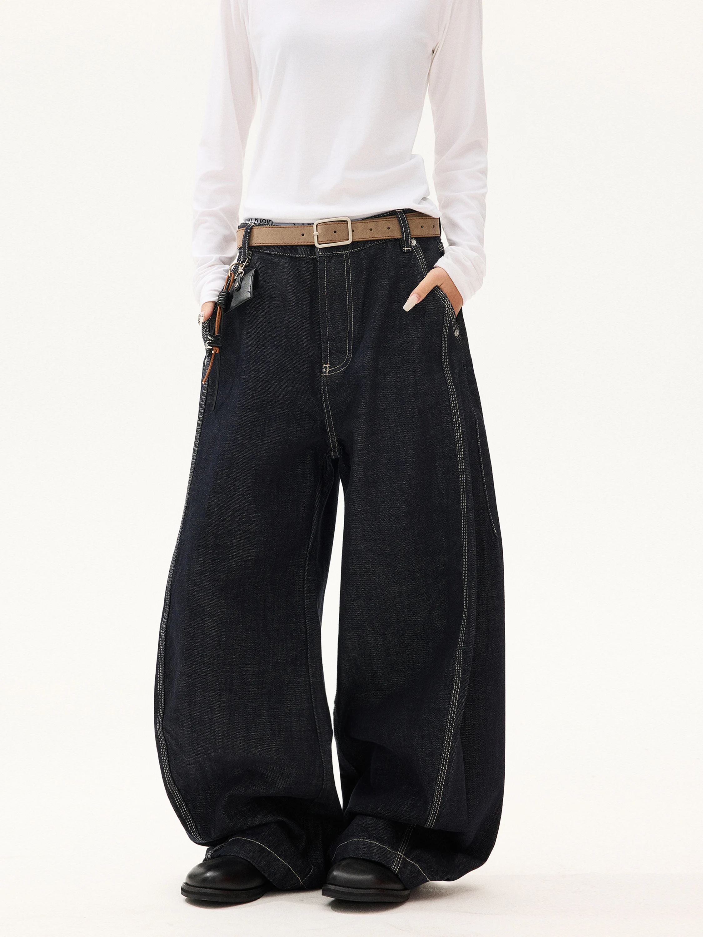 

Мужские джинсы Free Sonata American Sle Denim, оригинальные, повседневные, свободного кроя, из смесового хлопка с лайкрой, нейтральные, сезонные