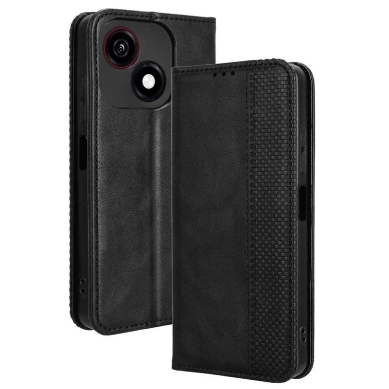 

For ZTE blade A35e Z2466 case wallet flip style retro leather phone case ZTE Blade A35E 2025 Z2466 with photo frame