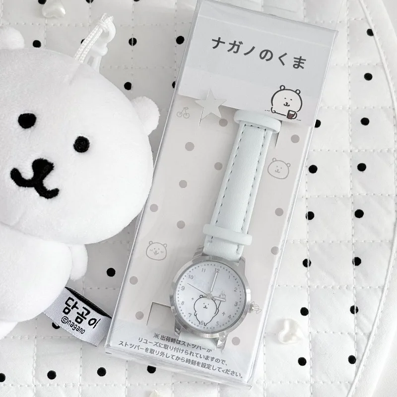 

Anime Chiikawa Haniwa Cartoon Silent Luminous Quartz Watch for Women Girls Students Teens Exam Birthday Kawaii Cute 2026Gift New