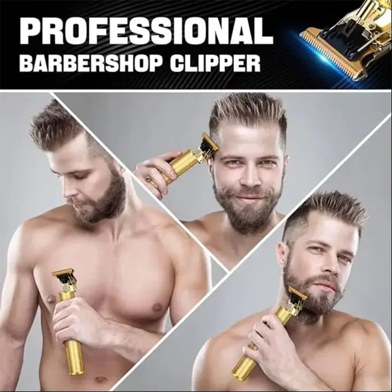2025 NEW！Portable Electric Hair Trimmer USB Fast Charging Vintage Cordless Hairdressing Clipper for Barbers Hair Cutting Machine image 5