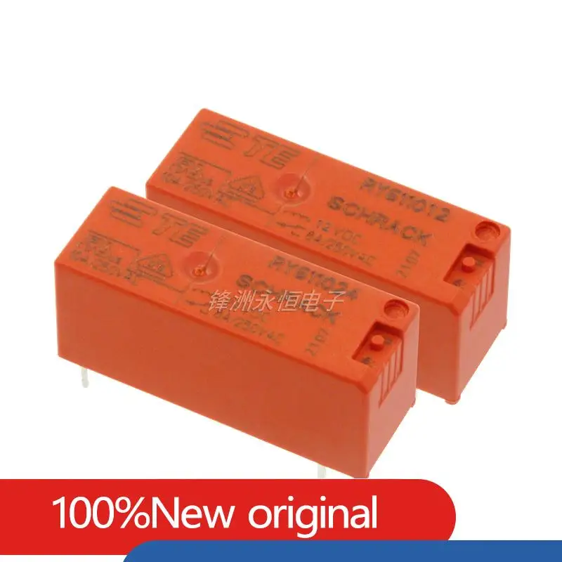 Реле мощности TE SCHRACK RY610005 5VDC RY610012 12VDC RY610024 24VDC 8A/250VAC 5PINS, оригинал, новинка, 5 шт./партия