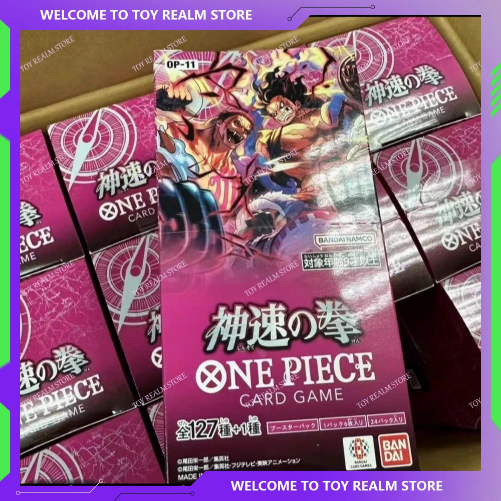 2025 Neues Anime ONE PIECE Kartenspiel Godspeed Fist (OP-11) (BOX) TCG-Sammelkarte, japanische