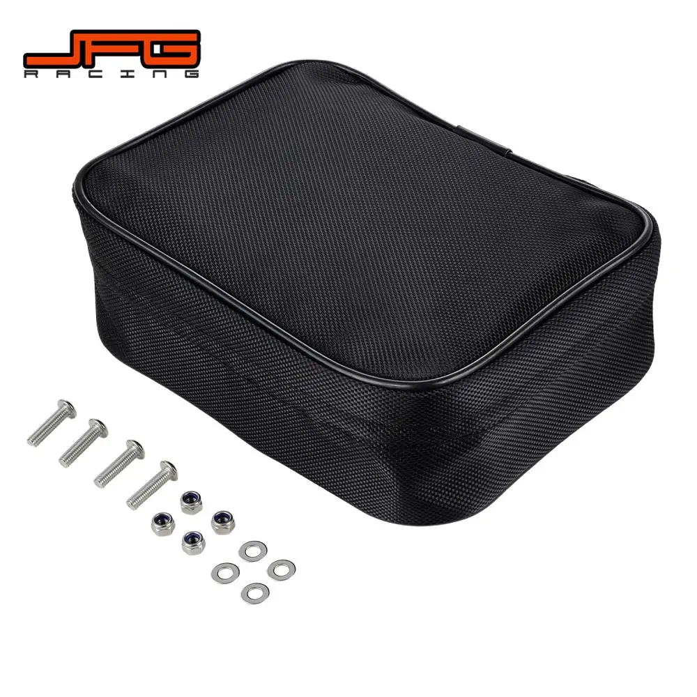 

Сумка для инструментов для мотоциклов, черная, универсальная, для Honda, Yamaha, KTM, Kawasaki, задняя сумка для инструментов, сумки для хранения, для электровелосипедов