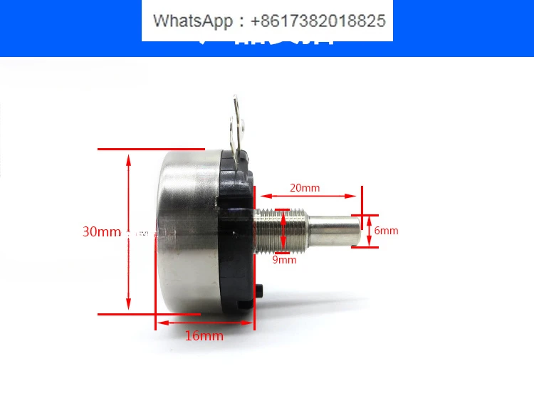 RA30Y20S Wire Wrap Potentiometer 1k 2k 5k 10k Round Shank 20MM