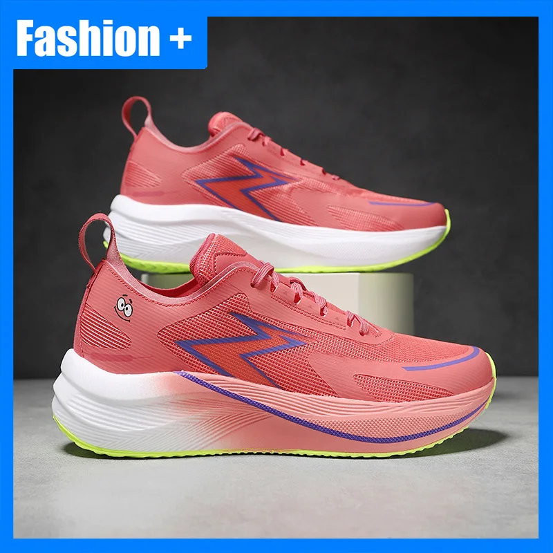 

Спортивная обувь унисекс, модная повседневная обувь, дышащая, противоскользящая, износостойкая, с мягкой подошвой, на шнуровке, для бега, для мужчин и женщин