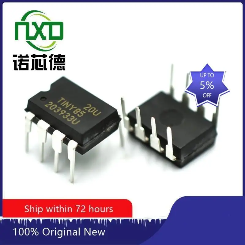 10PCS/LOT ATTINY85-20PU Original Fast Delivery Electronic Components Integrated Circuits Chips IC Microcontroller Attiny 