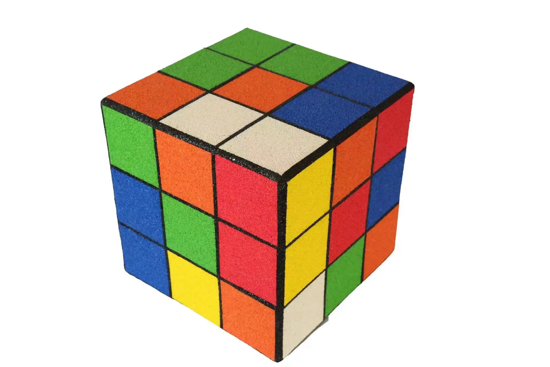 رسومات اللعب الناعمة ثلاثية الأبعاد لصب الرطب والأرضيات الآمنة EPDM حبيبات مطاطية ثلاثية الأبعاد تصميم مخصص لمناطق اللعب للأطفال في الهواء الطلق