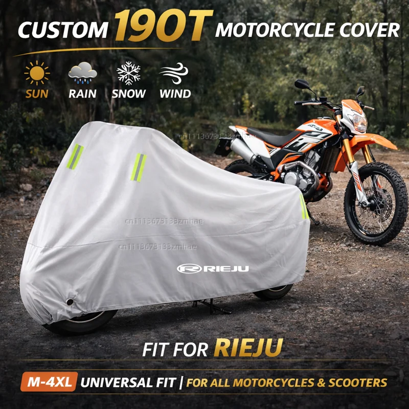 

For RIEJU AVENTURA 500 500I 125 Aventura 125 500 Motorcycle Cover Waterproof Heavy Duty Outdoor Rain Dust Sun Protector