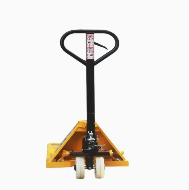 Long-forked manual pallet cart, custom-sized hydraulic pallet, suitable for special indoor and outdoor use