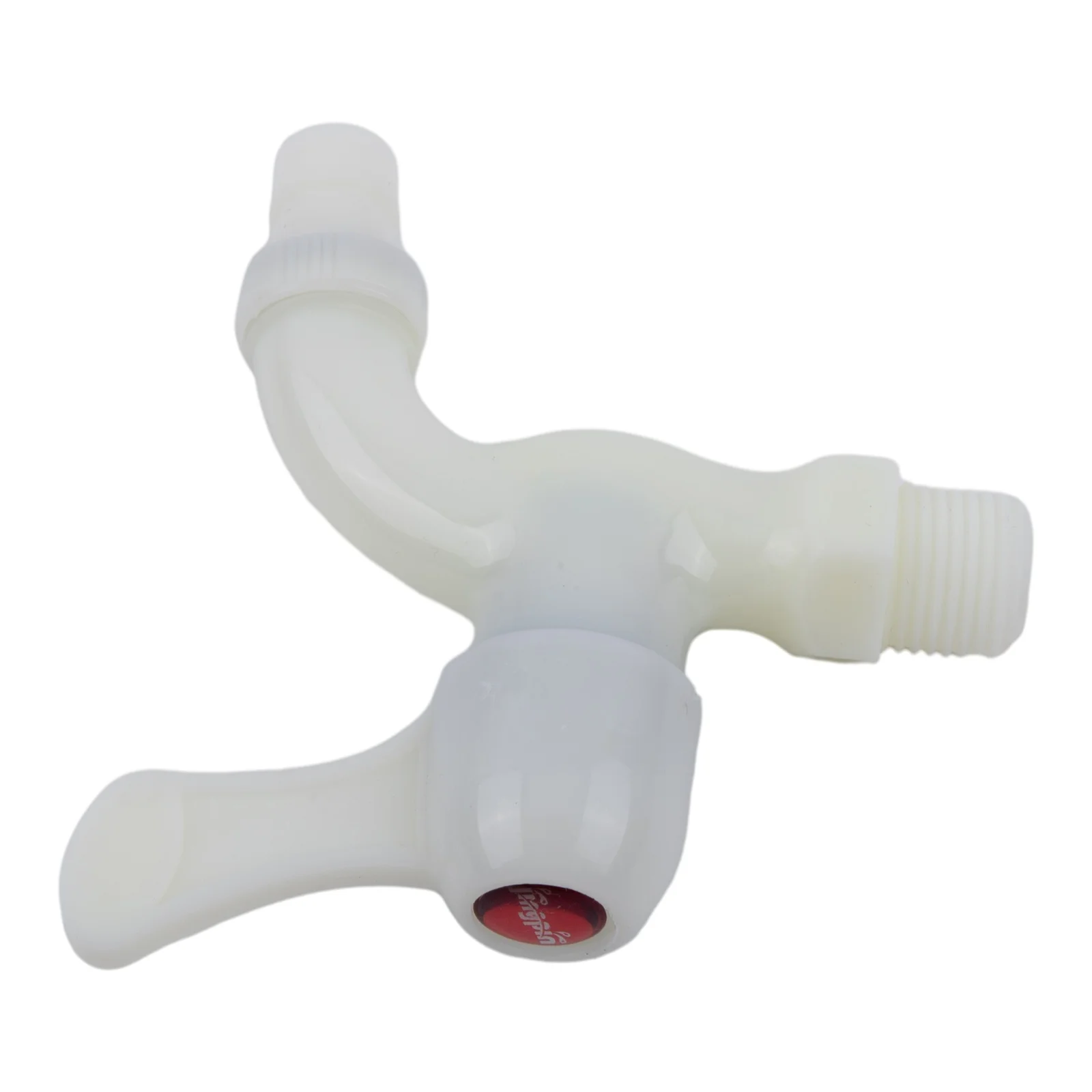 Robinet d'eau froide unique en plastique, buse de robinet antidérapante G1/2 mâle, couleur naturelle, connexion rapide