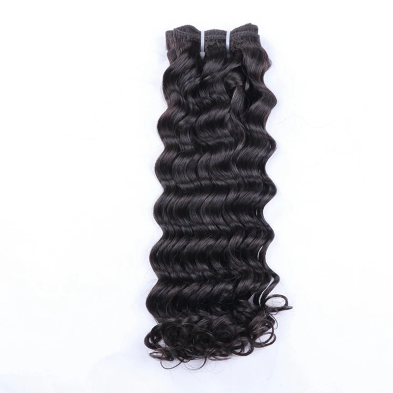 Alipretty Deep Wave Raw Vietnamese Hair Curly Bundles Double Drawn Human Hair Natural Color Deep Curly Virgin Hair Weave Bundles