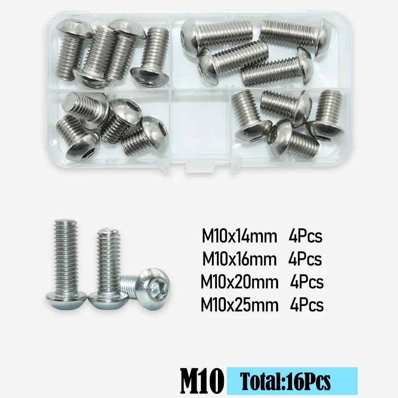 Runder Sechs kant schraubens atz m2 m2, 5 m3 m4 m5 m6 m8 m10 Innen sechs kant knopf Innen sechs kant schrauben 2,5 Edelstahls ch raube iso7380 – Detail 6
