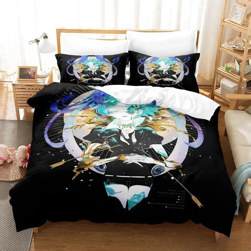 

3D принт аниме Houseki no Kuni 2/3 шт. комплект постельного белья Single Twin Full Queen King Size комплект постельного белья для взрослых и детей комплекты пододеяльников для спальни