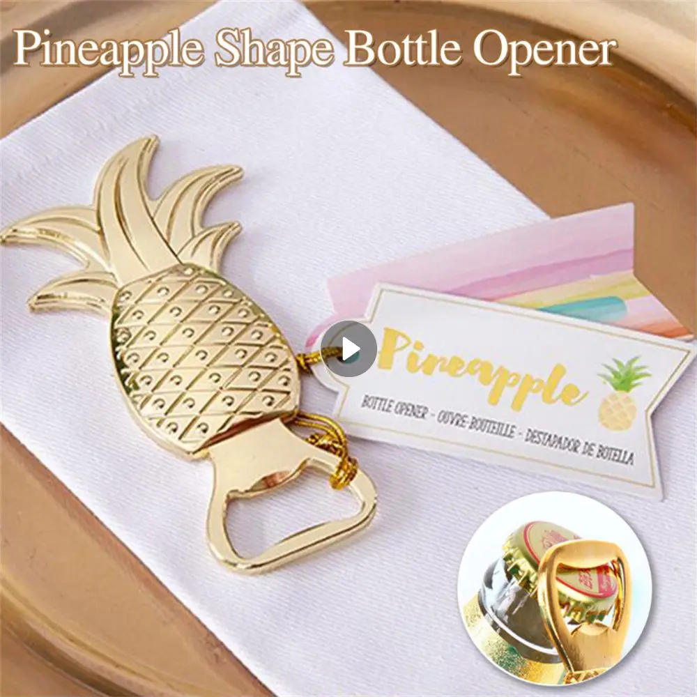 Creative Bottle Opener Preferred Material Delicate Feel Pineapple Shape Polishing Household Products Kitchen Tools Easy To Clean