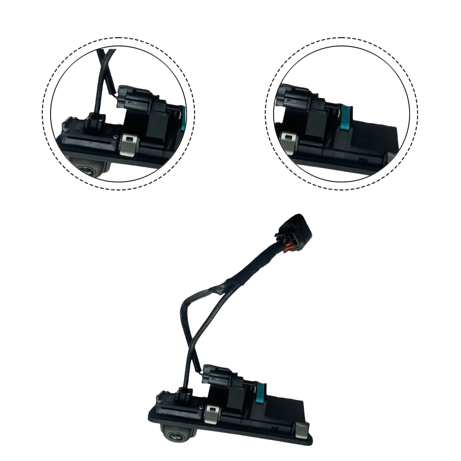 كاميرا خلفية للسيارة لكيا ل سورينتو 2015-2017 95760-C5500 ABS كاميرا الرؤية الخلفية مع غطاء صندوق السيارة مقبض 12 فولت إلكترونيات السيارات #2