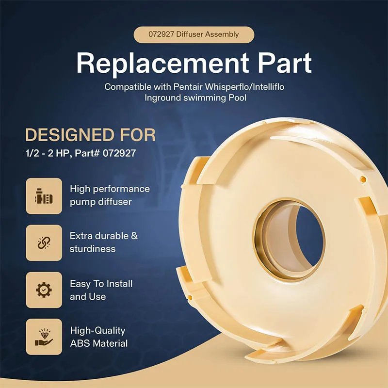 072927 Diffuser Assembly Replacement Part Compatible with Pentair Whisperflo/Intelliflo Inground Swimming Pool and Spa Pumps