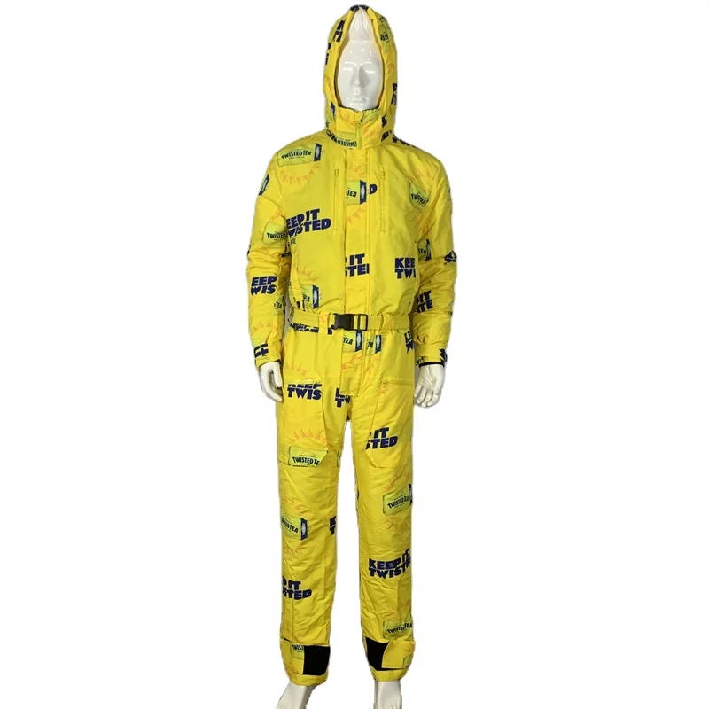 

AQTQ Unisex Waterproof Winter Snow Jumpsuit Insulated One Piece Snow Mens Ski Suit Adults