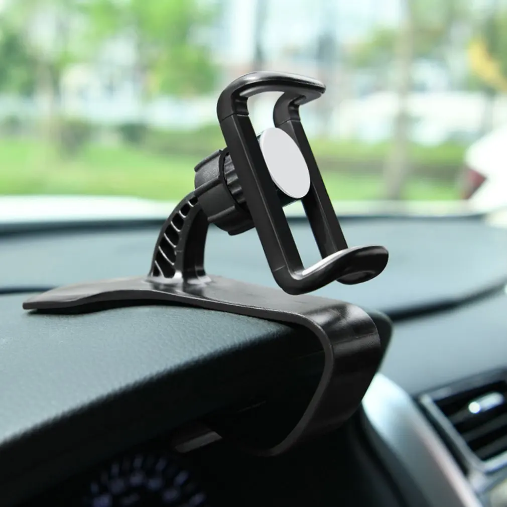 

360 Degree Adjustable Rotation HUD Car Dashboard Phone GPS Clip For Iphone Practical Car Phone Holder