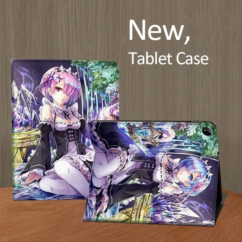 

R-Re Z-ZEROS Anime Girl Tablet Case For Vivo IQOO Pad Air Pad3 IQOO Pad5 Pad2 Pad3 SE Pro 11.5 12.1 12.3 13 Inch