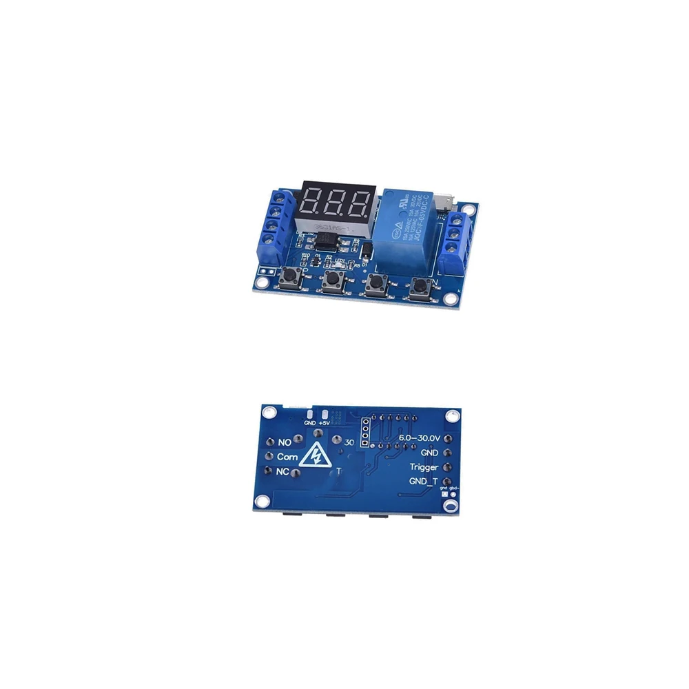 1Pcs 1 Channel Relay Module Delay Disconnection Triggers Delayed Cycle Timing Circuit Switch New Good Quality