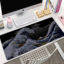 Xxl Waves Mouse Pad Texture Desk Mat New Style Pattern Design Table Pads Large Computers Office Mechanical Keyboard Carpet Mats