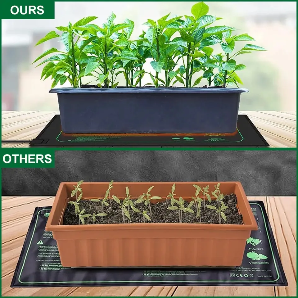 10/25/50 سنتيمتر الشتلات الحرارة حصيرة نباتات داخلية إنبات لوحة التدفئة مقاوم للماء انتشار استنساخ كاتب حصيرة الاتحاد الأوروبي/الولايات المتحدة/المملكة المتحدة التوصيل #5