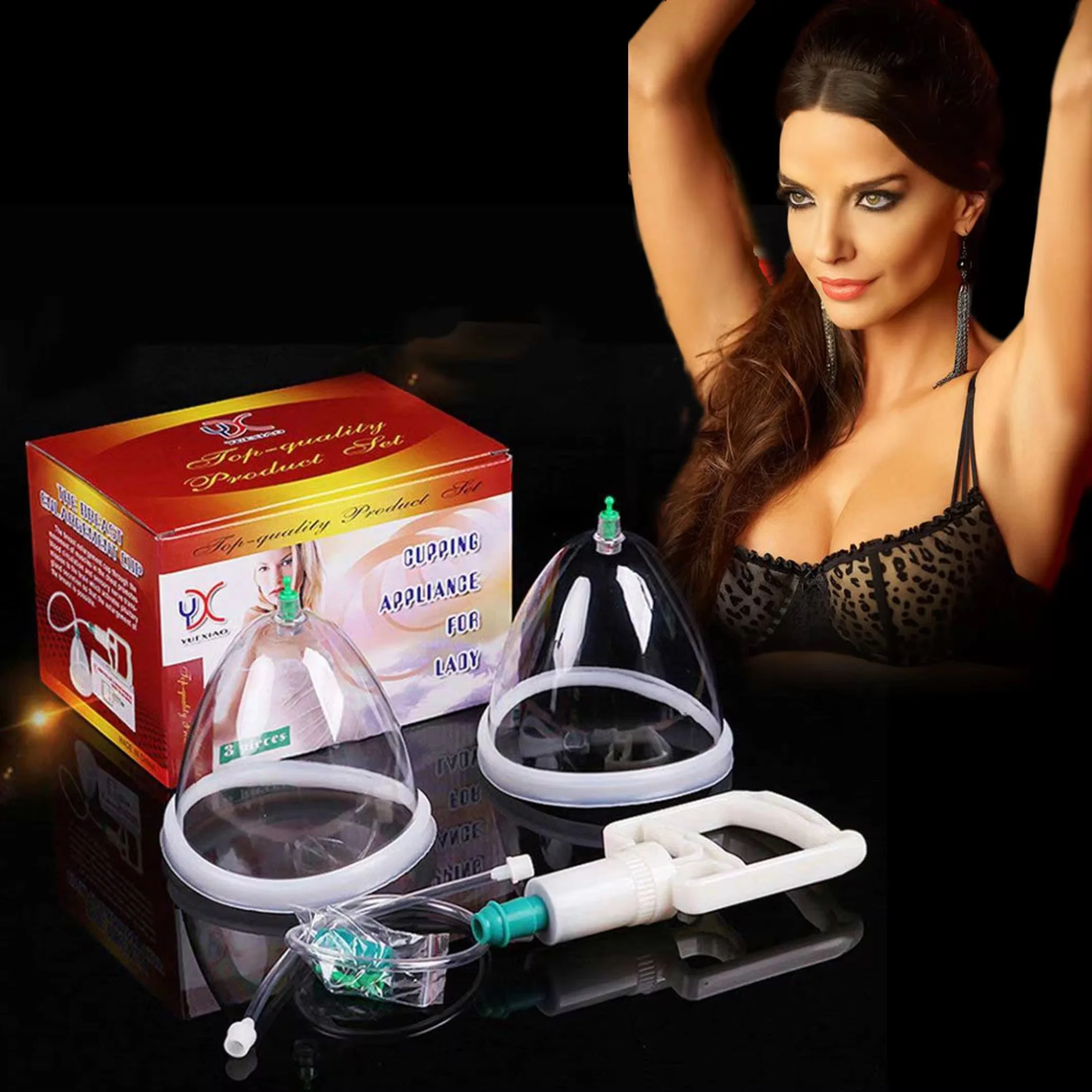 

Breast & Buttocks Enlargement Massager Pump Suction Machine Vacuum Therapy Butt Enhancement Massage Device Cupping Cups Lifting