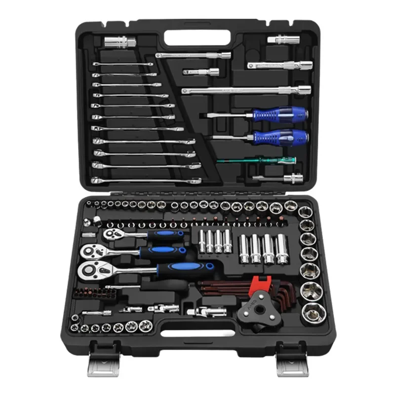 Car Mechanics auto repair Herramientas Kit Spanner Tools set box Hand Tools socket wrench set tool kit socket sets