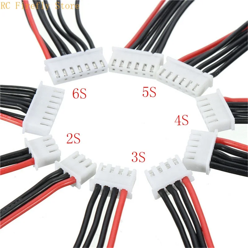 JST 2.54XH 2S 3S 4S 5S 6S Lipo Battery Balance Charger Cable IMAX B6 Connector Plug Wire 22AWG 150mm