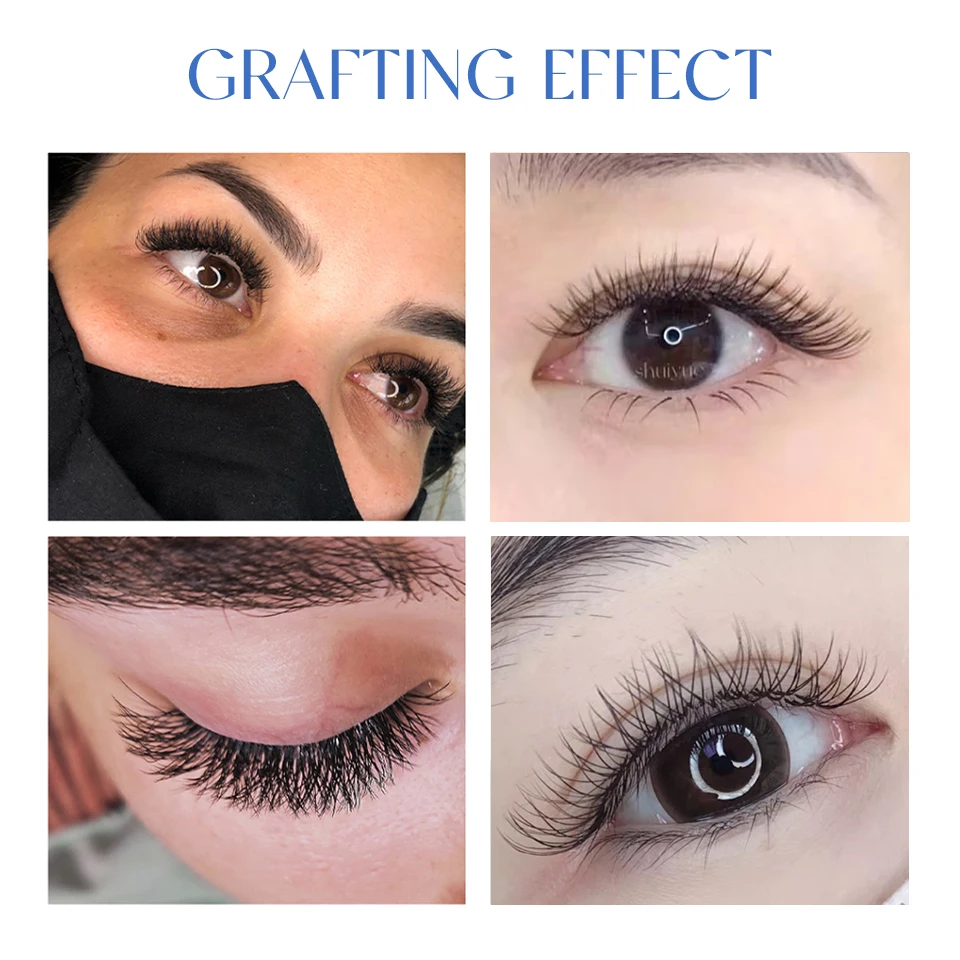 YY Shape Triple Tips 8-15MM Eyelashes Extension Hand Woven Premium Soft Natural Fiber Materal Comfortable False Eyelashes