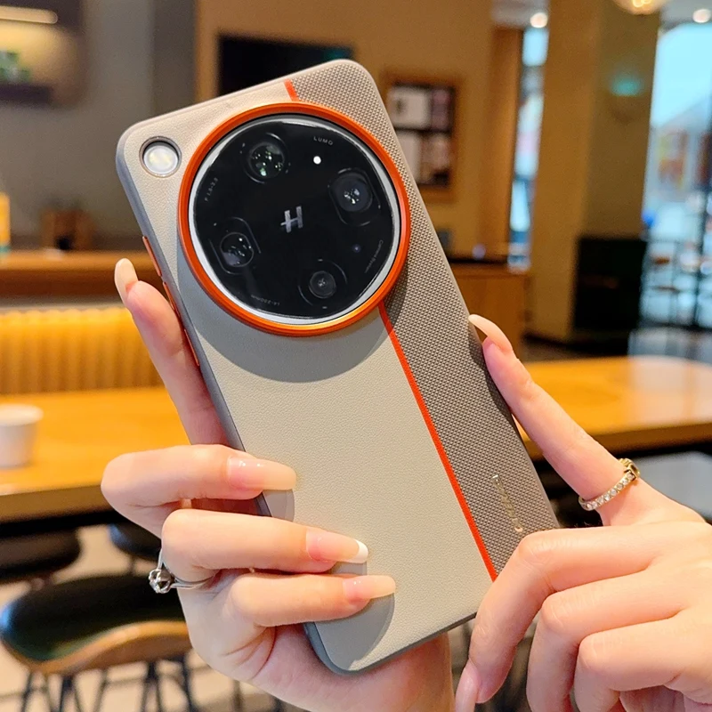Etui na telefon OPPO Find X9 Ultra, ochronne, kolorowe, z twardej obudowy PC, z liniami, do OPPO Find X9S Pro, odporne na wstrząsy, tylna obudowa. — zdjęcie produktu 4