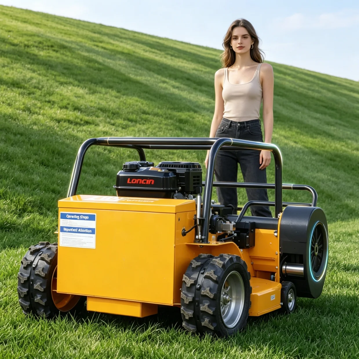 

Customized Heavy-Duty Robotic Lawn Mower for Large Gardens Intelligent Automatic Electric Power Lawncare for Home And Garden