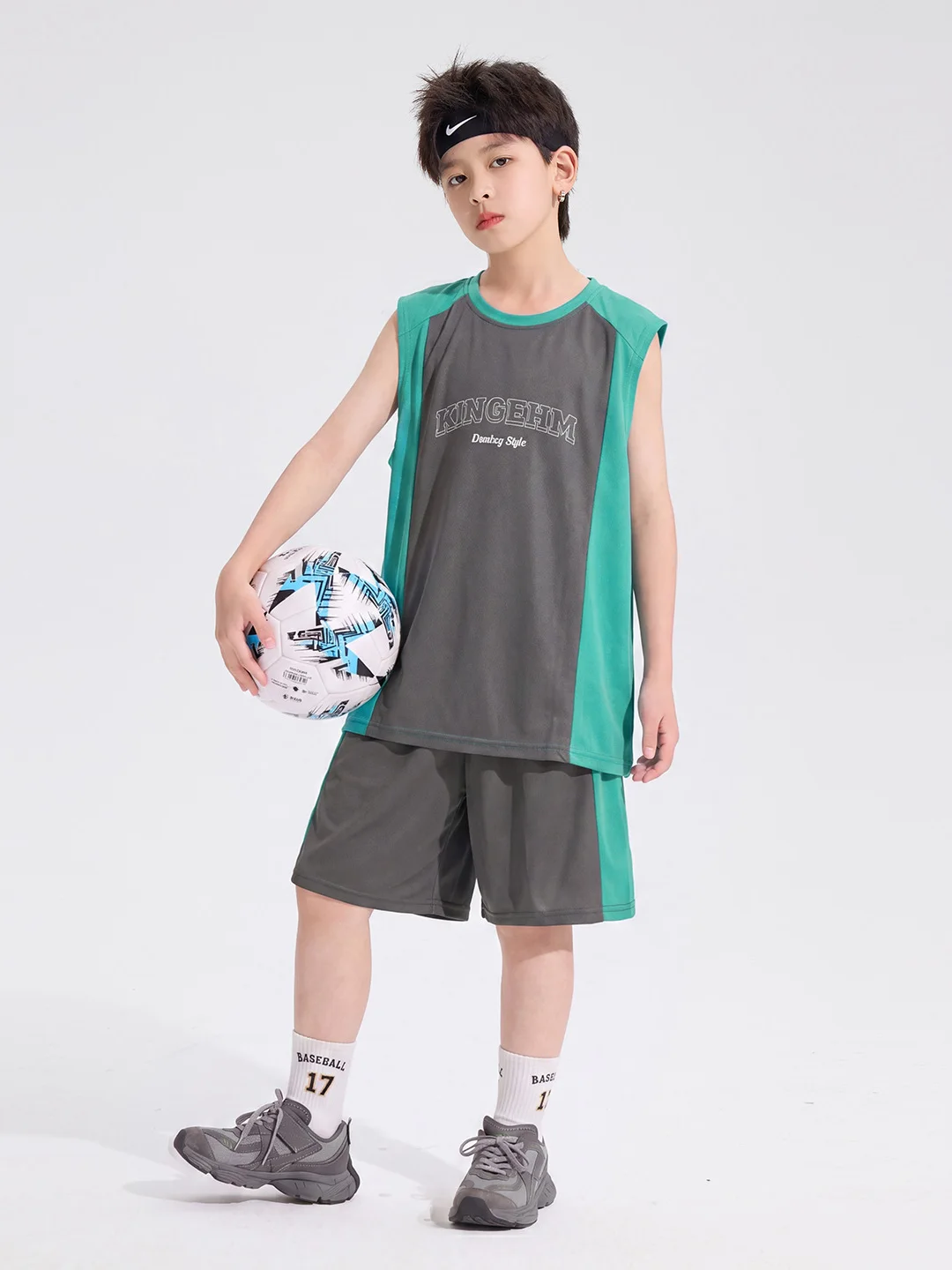 boys'-sporty-sleeveless-quick-dry-thin-two-piece-set-cool-and-stylish-summer-outfit-for-active-kids-age-5-14-comfortable-nylon