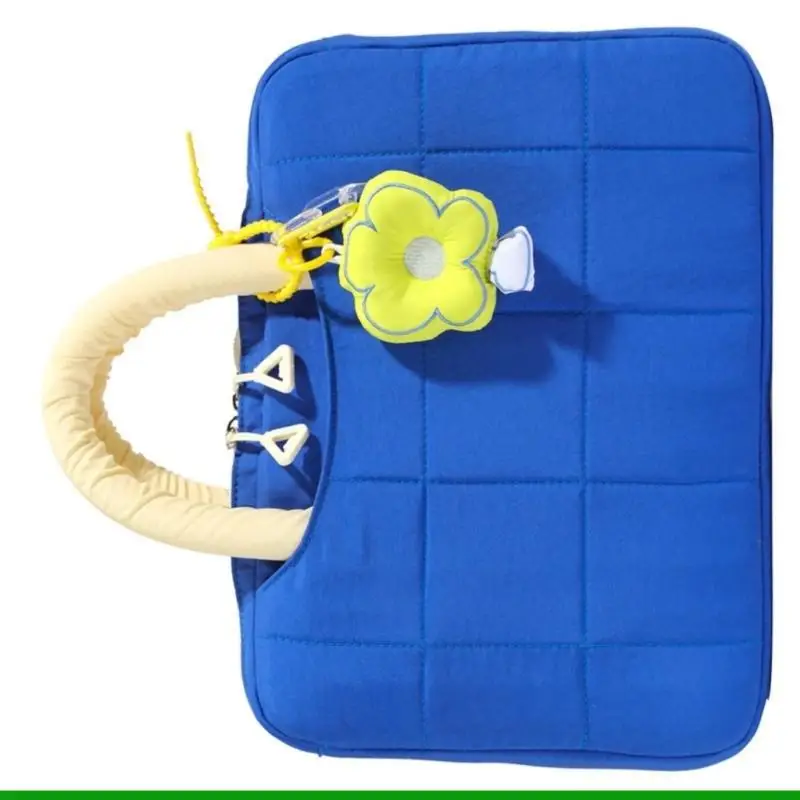 حقيبة كمبيوتر U55C أنيقة على شكل زهرة بأكمام واقية مبطنة لأجهزة الكمبيوتر المحمول مقاس 14 بوصة، تصميم مناسب للسفر