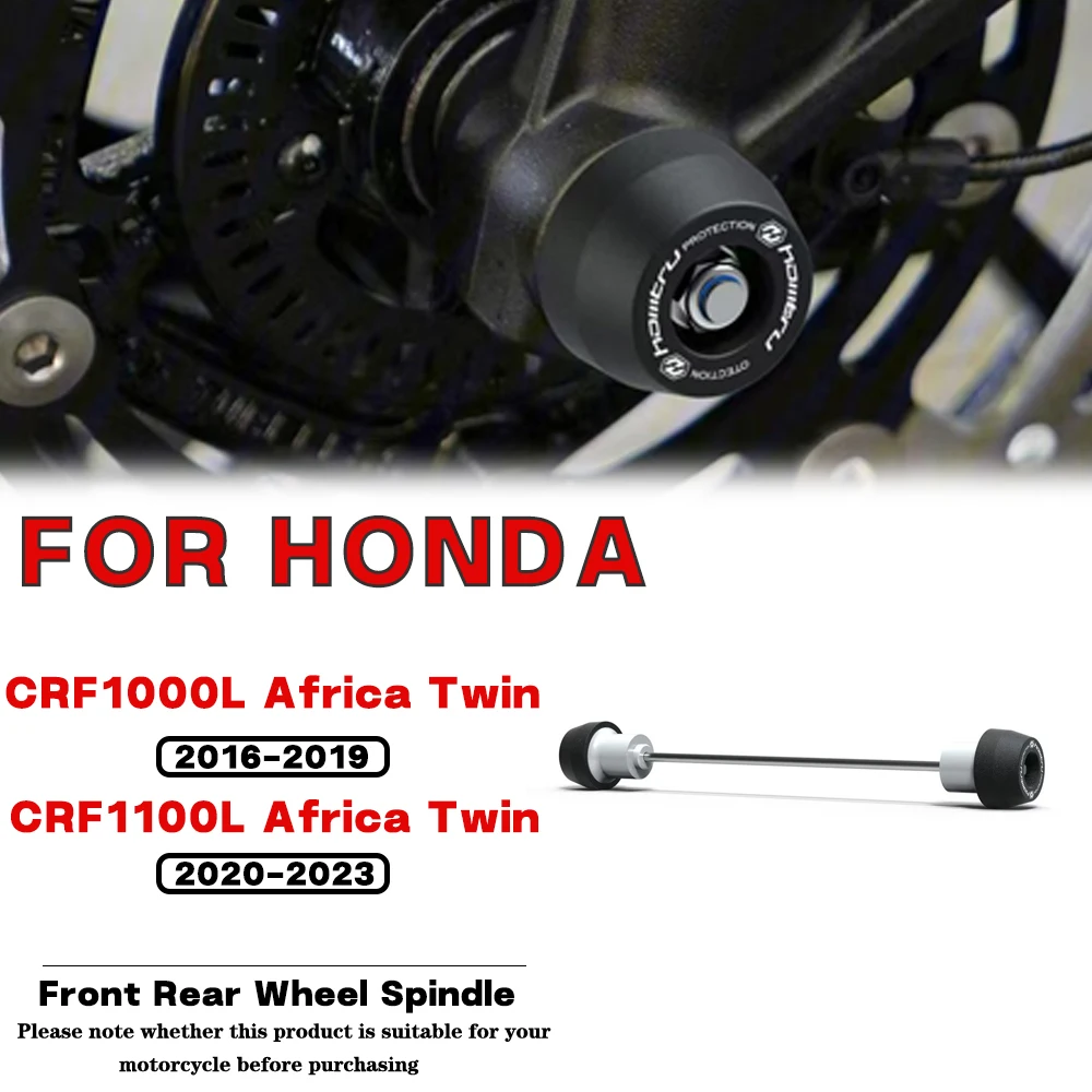 

For HONDA CRF1000L Africa Twin CRF1100L Africa Twin 2016-2023 Motorcycle Accessories Front Rear Wheel Spindle Crash Protector