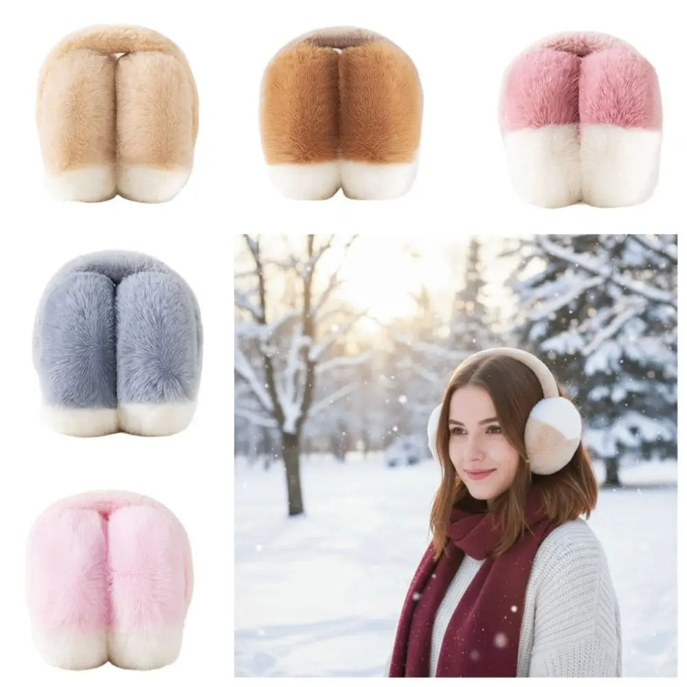إكسسوارات الشتاء مادة سماكة الأذن دفئا مادة لينة غطاء للأذنين الشتوية تصميم قابل للطي غطاء الأذن الطقس البارد