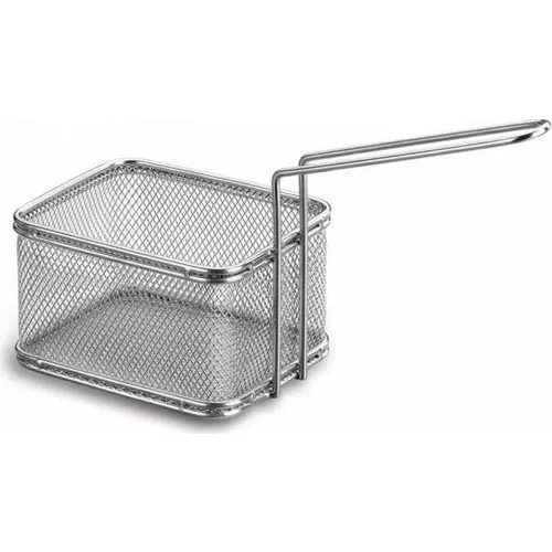 Korkmaz A677 Rectangular Frying Strainer Mini 11x9x6.5 cm