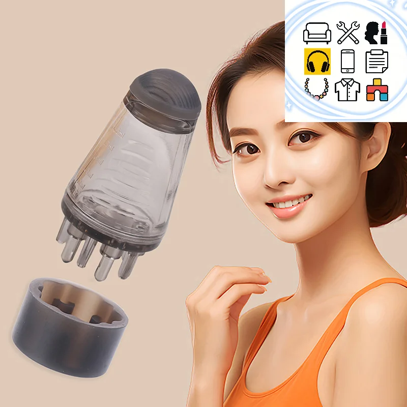 

Scalp Applicator Hair Regrowth & Styling Solution Guide Comb Hexagon Head Oil Roller Ball Massage Comb Massage Relaxation Tools