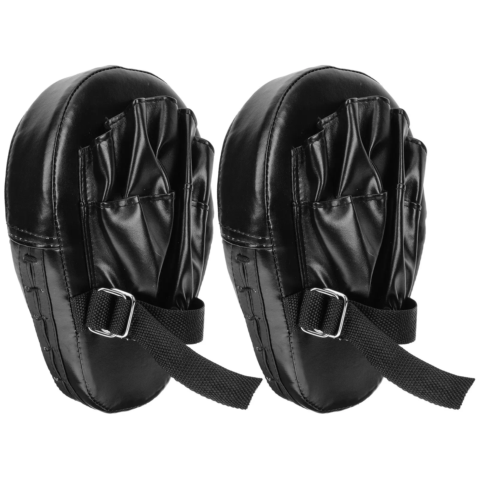 2Pcs Boxing Pad Focus Mitts High Impact Resistant Triple Construction Hand Strike Shield for Martial Arts Training Kickboxing