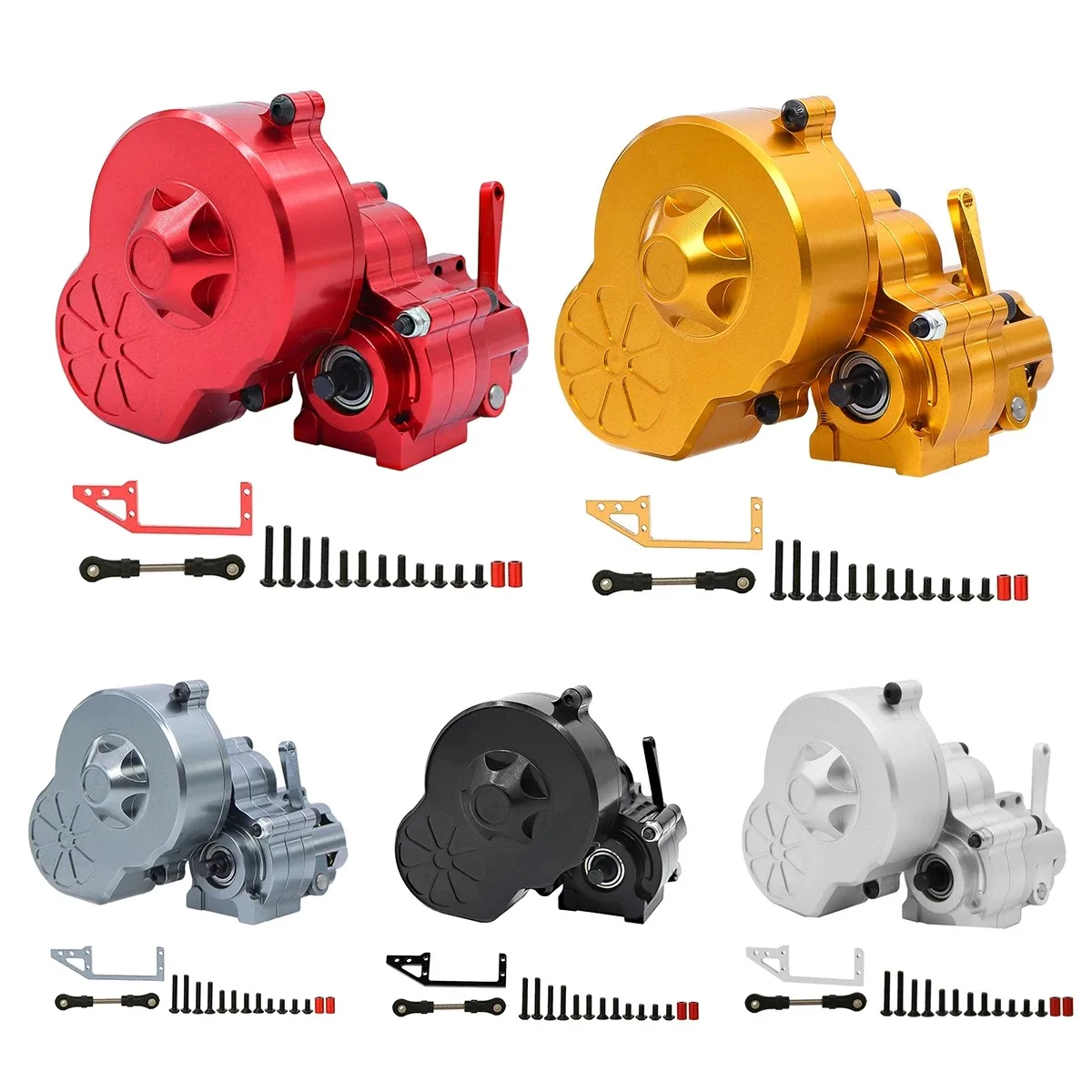 

Metal Transmission Cutoff Gearbox With Gears For Axial 1/10 SCX10 AX10 Wraith RC Crawler Car Upgrade Parts