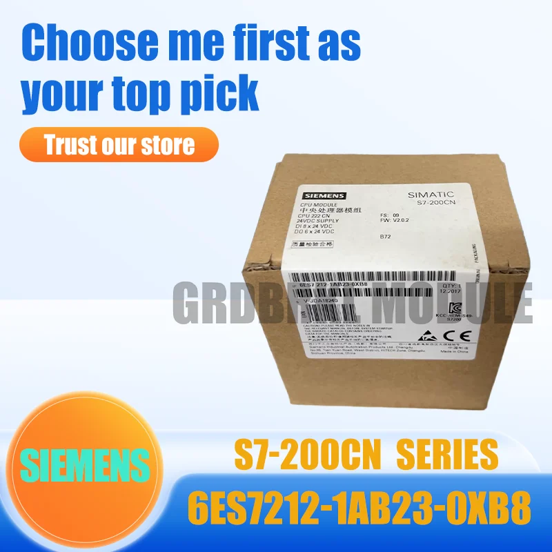 Новый оригинальный модуль ПЛК SIEMENS 6ES7212-1AB23-0XB8 6ES7212-1BB23-0XB8 S7-200 CN Compact