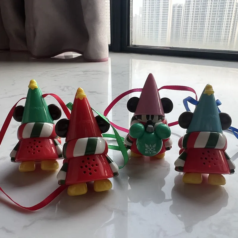 1PCS 6cm Exquisite workmanship, Tokyo Disney genuine 2022 Christmas Mickey Elf decoration pendant, Christmas ornament