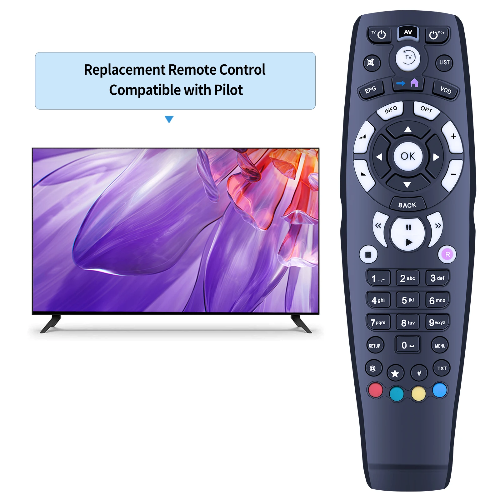 Neu für NC+ Fernbedienung für Pilot Decoder nBox Recorder MediaBox UltraBox TurboBox