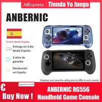 ANBERNIC RG556 Handheld Game Console 5.48 Inch AMOLED Screen Android 13 1080x1920 Resolution 8 GB LPDDR4X 128GB UFS2.2 Game Play