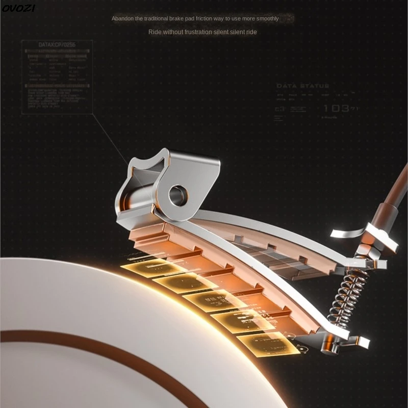 OVOZI دراجة رياضية قابلة للطي المنزل التحكم المغناطيسي فائقة الهدوء داخلي ركوب الدراجات معدات الصالة الرياضية Maquina De Ejercicios حار جديد #4