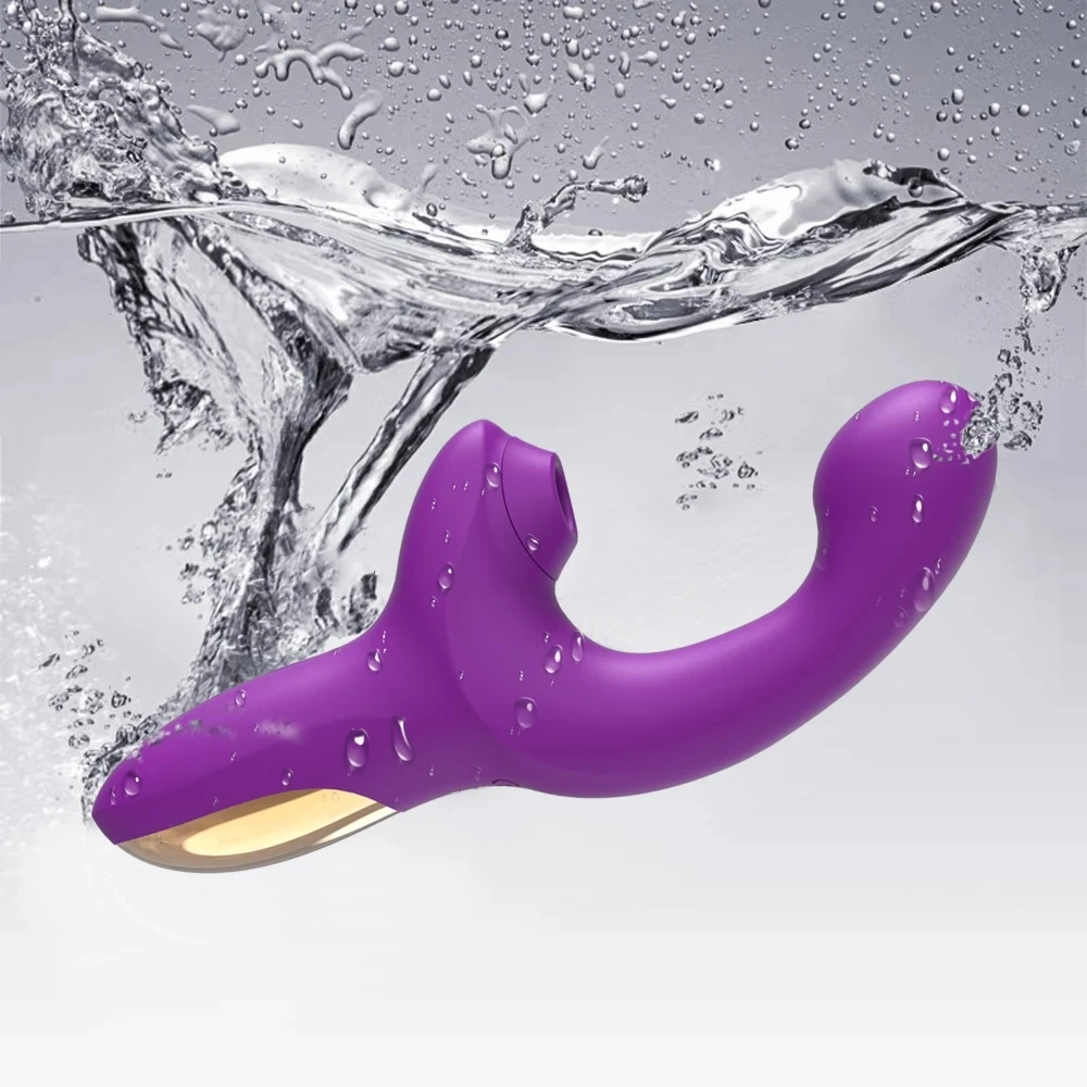 20 Speeds Powerful Dildo Vibrator Female Clit Sucker Vacuum Clitoris Stimulator Mimic Finger Wiggling Sex Toy for Womans